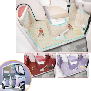 Full Coverage and Decorative Electric Tricycle Foot Pads