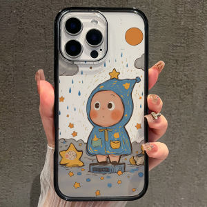 Transparent Black Border iPhone Case