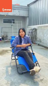 ORANGE Kursi Lipat Portable, Kursi Malas Tempat Tidur, Folding Bed, Kursi Outdoor, dan Kursi Santai Indoor
