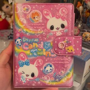 Sổ Tay Lưu Trữ Hình Thỏ Dễ Thương A7 Nhật Bản Thiết Kế Hoạt Hình Cổ Điển Kèm Sticker Quà Tặng Cao Cấp Thiết Kế Đơn Giản Có Ngăn Chứa Đồ Tích Hợp.