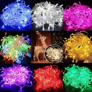 Dây đèn led chớp nháy đủ màu độ dài 47 mét . Trang trí lễ hội