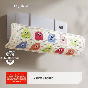 FAJIENUO | Anti-Direct Blowing Air Conditioning Deflector Universal Mount Wind Guide Cover