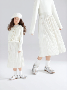 MUCMUKN | Hepburn Style Velvet Pleated Girl Skirt