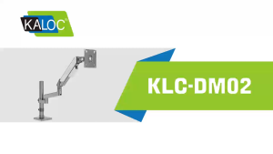 Kaloc DM02 Purple Black 17-32inch Gaming Monitor Arm Single Arm Display Mount Bracket | Full Motion Adjustable Bracket | 9KG Max Load | VESA 75x75/100x100mm