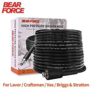 BEAR FORCE | 10m * 160 Bar High Pressure Water Cleaning Hose for Lavor Bauker VAX Craftsman Briggs & Stratton Oleo Pressure Washer Car Wash