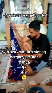 1 kodi isi 20Pcs Sarung Bantal Sambung Resleting Murah Motif Alus Pisan