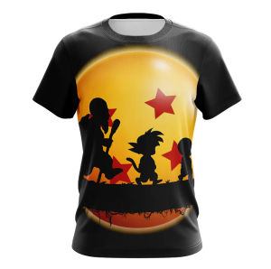 Bandai | Hot Selling Fashion Dragon Ball Multi Character 3D Printing Cosplay T-shirt Fitness Sports Anime Exhibition Short Sleeved Shirt