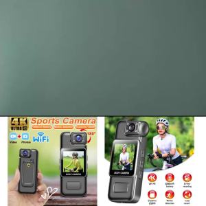 4K HD WiFi camera portable digital video recorder color screen worn camera night vision surveillance cam 1080p video camera