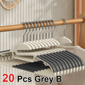 20 PCS Durable Scratch Free Non Slip Plastic Anti Slip Pads Hangers Spring Summer Household Clothing Storage Both Dry Wet Use