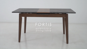 hinlim.com - FORTIS Extention Dining Table / Dining Table / Solid Wood Dining Table / Meja Makan Solid / 实木餐桌
