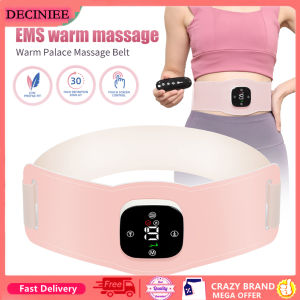DECINIEE Menstrual Heating Pad Warm Palaces Belt Menstrual Pain Relief Belly Heater Hot Compress EMS Massager Electric heating Waist Belt
