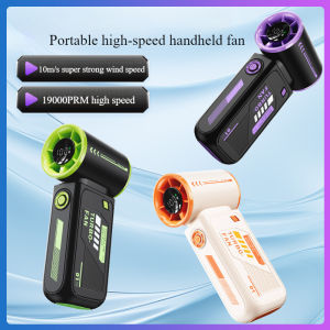 2025 New Xiaomi Portable Handheld Fan 0-100 Levels Mech High Speed Turbofan 3600mAh USB Rechargeable Digital Handheld Fan Outdoor Fans mini Fan