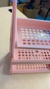 Rak Dapur 3 Susun Rak Kamar Mandi ATK Bentuk Rumah Portable Serbaguna