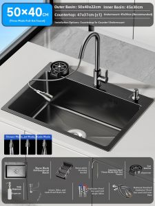 JIAYUN | Stainless Steel Single Basin Kitchen Sink