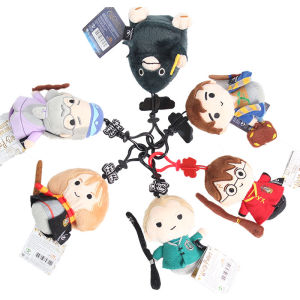 Harry Potter Book Bag Charm Plush Toy Keychain Collaborative Edition Dobby Scented Hedwig Collectible Doll Anime Cartoon