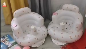 Baby Inflatable Chair PVC Kerusi Bayi Makan Inflatable Baby Seat Baby Dining Chair Baby Sofa Baby Feeding Chair Kids