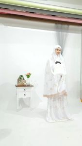 Arrobiah - Mukena Setelan Terbaru 2023 Rayon Adem Bordir