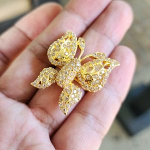 Cincin Kupu Kupu Lapis Emas Gold Plated