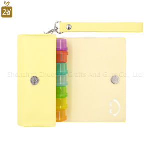 14 Grids Leather Bag Medicine Box Weekly 7 Days Pill Medicine Box Holder Organizer Pill Storage Box for Medications Vitamins