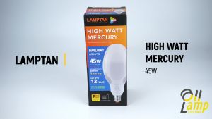 Lamptan หลอด LED Mercury 45w 60w 85w E27/E40 แทนหลอดแสงจันทร์