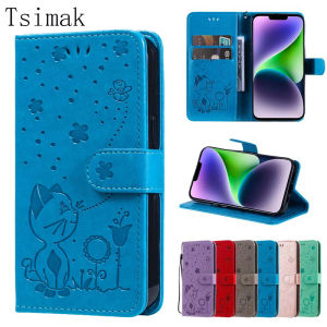 Card Slot Phone Case for POCO C65 C75 M6 Pro X6 Redmi 13C 14C A4 Redmi Note 13 Pro 14 Plus 13R 4G 5G Case Leather Stand Holder RedmiA4 Flip Casing Folding Leather