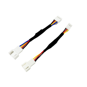 CX FUTRUE Computer Cooling Fan Expansion Cable ABS 3PIN Interface * 1+4PIN Interface * 1 Suitable For Expanding Fan Data Cable