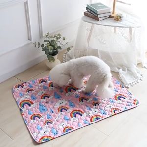 แผ่นรองฉี่ สุนัข 4 ชั้น แบบ ซักได้ดูดซับ น้ำไฟ และเปรียบเทียบกันลื่น