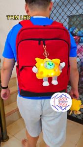 Gantungan Kunci Ganci Boneka Tom Jerry Kucing Tikus Keju Cheese Plush Led Lampu