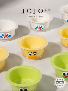 Double Layer Cute Fruit Drain Basket Home Use Lovely Vegetable Basket JOJOS L. PD.Lori Nordic Style Simple Design Universal