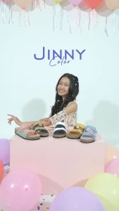 Sara Sara Jinny Collor | Sandal Birken Sandal Slide Casual Fashion Wanita Kekinian Motif Trendy Terbaru Kualitas MALL Flash Sale COD