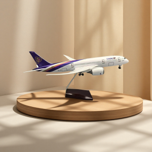 Mô Hình Máy Bay Đồ Chơi Thai Airways 787 B787 Tỷ Lệ 1:144 47CM Có Bánh Xe Đèn Hoạt Động Dành Cho Người Từ 14 Tuổi Trở Lên