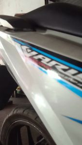 Pelindung aki motor bening akrilik Plus Lampu honda vario 125 150 new tahun 2019-2022 pnp