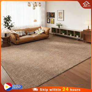 COZY Minimalist Tencel Cloud Velvet Rug Soft Non-slip Area Carpet for Living Room Bedroom Bedside Home Decor Breathable Anti-Dust Mite Alpombra