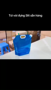 Túi chứa nước mềm có vòi đổ tiện lợi khi sử dụng