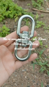 Ma ní xoay inox 304 [ Ø 10mm ] - Không rỉ sáng bóng sạch hàng mới zin nét - #vattuducduyen