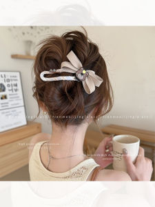 Kẹp Tóc Nơ Cỡ Lớn Cho Phụ Nữ Kẹp Tóc Hình Mỏ Vịt Chất Liệu Nhựa Phong Cách Hàn Quốc Trang Sức Tóc Thời Trang Mới Ra Lò 2025 Mùa Hè