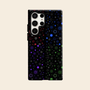 Color Star Dot Print Luxury Fashion Full Lens Protective Case for Samsung Galaxy S26 S25 S24 A56 A36 Plus Ultra