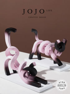 Cute Cartoon Resin Decorative Figurine JOJOS L. PD Steep for TV Cabinet Entrance Hall Decor Simple Creative Chinese Style Home Decor