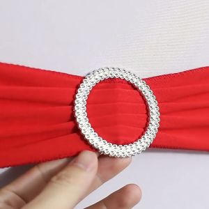 3 วันจัดส่ง ปลอกหุ้มเก้าอี้ ประดับโบว์ ลายดอกไม้ 15x35 ซม. ภาพยนตร์แบบยืดหยุ่น สำหรับผู้ที่ต้องการตกแต่งเก้าอี้ โรงแรม และงาน