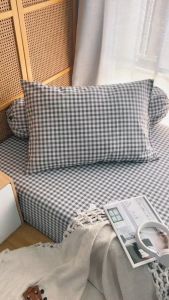 Sprei KATUN MINIMALIS KOTAK STARPICNIC ukuran 90x200 100x200 120x200 140x200 160x200 180x200 200 King Queen Single