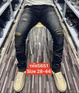 กางเกงยีนส์ผู้ชาย เดฟยืดเนื้อผ้าหนานุ่ม ใส่สบาย