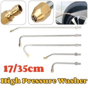 AFS 30°/90° High Pressure Power Water Gun Extension Wand Nozzle 1/4" U-Shape Angled Lance Cleaning Tool