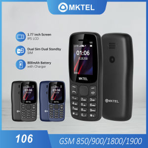 MKTEL 106 Feature Phone 1.77Display Dual card dual standby 800mAh Battery MP3 MP4 FM Radio bluetooh