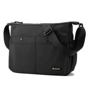 Casual Versatile Large Capacity Mens Shoulder Bag 2025 New Style Commuter Crossbody Bag Business Handbag Nylon Material