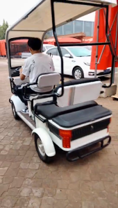 ติดตั้งรถแล้ว100%HAODU รถไฟฟ้า4ล้อผู้ใหญ่1000W รถกอล์ฟ 4 ล้อ แบตเตอรี่60v20ah รถไฟฟ้า 4 ล้อ 4 ที่นั่ง รถไฟฟ้าผู้ใหญ่ รถกอล์ฟไฟฟ้า ใช้ได้ทั้งโดยสารและบรรทุกของ รถยนต์ไฟฟ้าสี่ล้อ2025