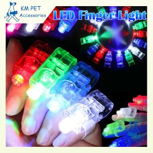 LED Flash Finger Light Party Night Club Dazzling Beam Laser Flashing Finger Ring Light Party Favors Glow Decor Toy