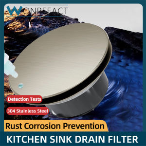 Universal Kitchen Sink Bounce Core Quick Drainage Pop-Up Drain Filter With High Quality Springs Easy Install