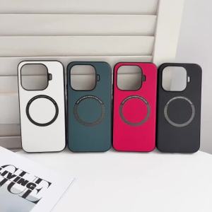 szhaiyu | Luxury Lychee Texture Leather Magnetic Phone Case for Xiaomi 17T Pro 15T Pro 17T 15T for Magsafe Shockproof Protector Cover