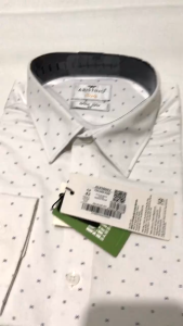 Áo sơ mi dài tay nam ARISTINO form slim tà lượn sợi tre mềm mát kháng khuẩn ALS38002