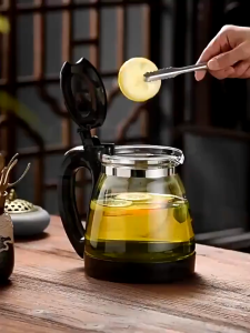 Bình Lọc Trà Thủy Tinh Dung Tích Lớn 1300ml Sang Trọng Lõi Lọc Inox 304 Cao Cấp Kiểu Dáng Hiện Đại